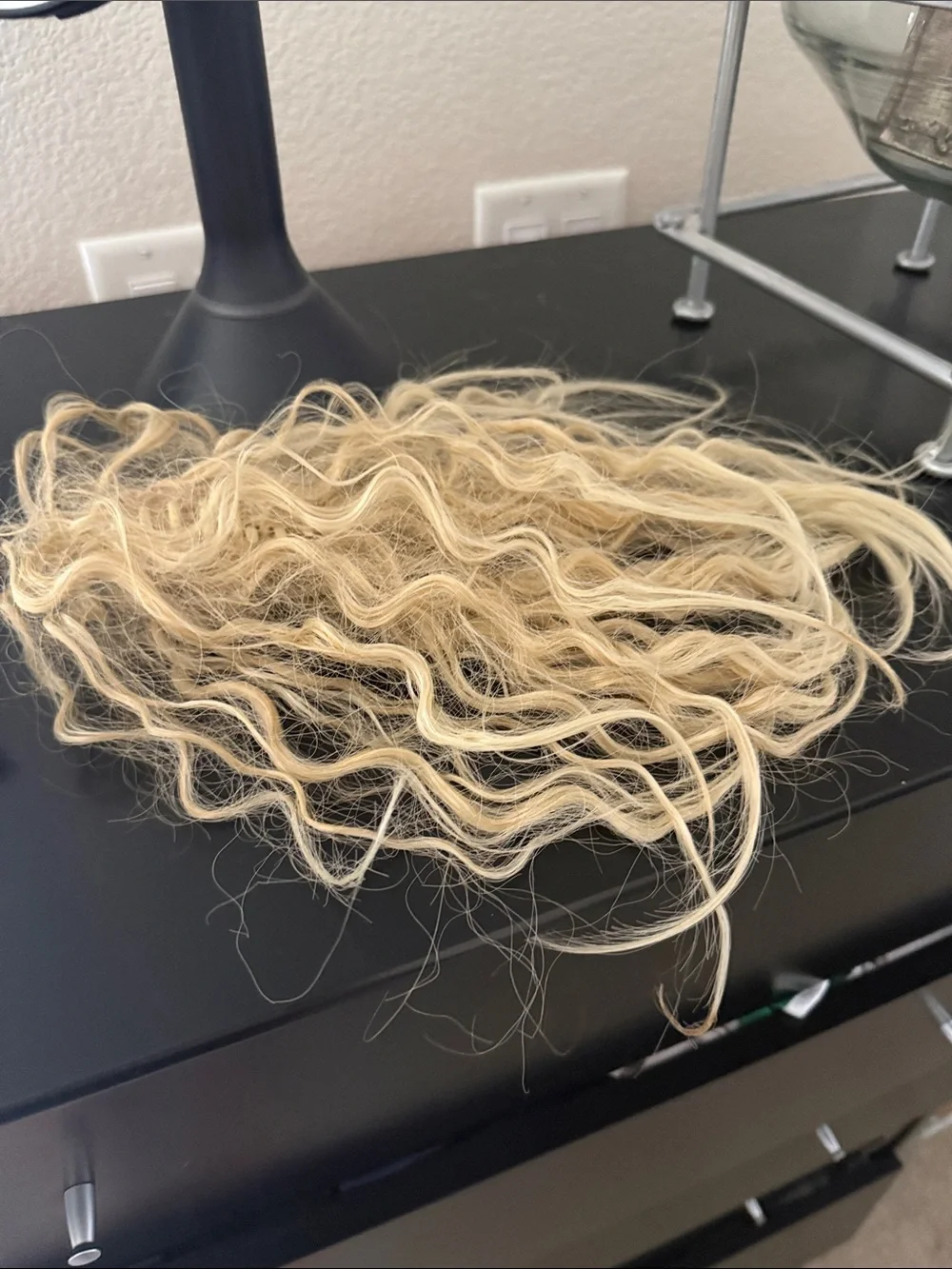 Blonde Curly Clip-In Hair Extension - Natural Wave